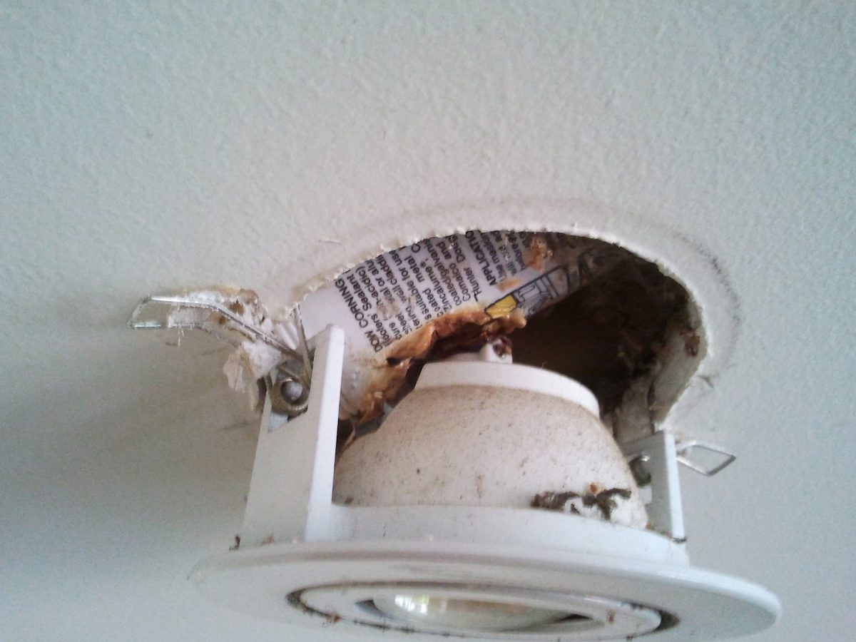Halogen Downlight Safety